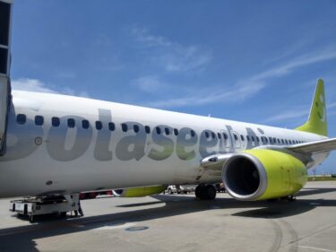 ソラシドエアのマイル（特典航空券）で沖縄・那覇へ！チェックイン～搭乗～機内サービスをご紹介。アゴユズスープが絶品！【Solaseed Air】