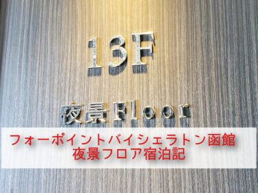 フォーポイントバイシェラトン函館ブログ宿泊記　函館ナイトビューツイン（夜景フロア）1302号室　徒歩で行けるスーパーとコインランドリーも紹介