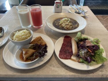 ルメリディアン・コタキナバル朝食レビュー。レストラン「Latest Recipe」でのビュッフェメニュー紹介【Le Meridien Kota Kinabaru】
