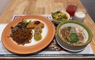 ホリデイイン・セパン朝食レビュー。レストラン「The Garden Cafe」でのビュッフェメニュー紹介【Holiday Inn Sepang – Airport】