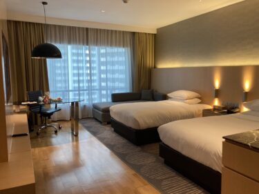 ルネッサンス・クアラルンプールのデラックスツインルーム（1003号室）宿泊記ブログ【Renaissance Kuala Lumpur Hotel & Convention Centre】